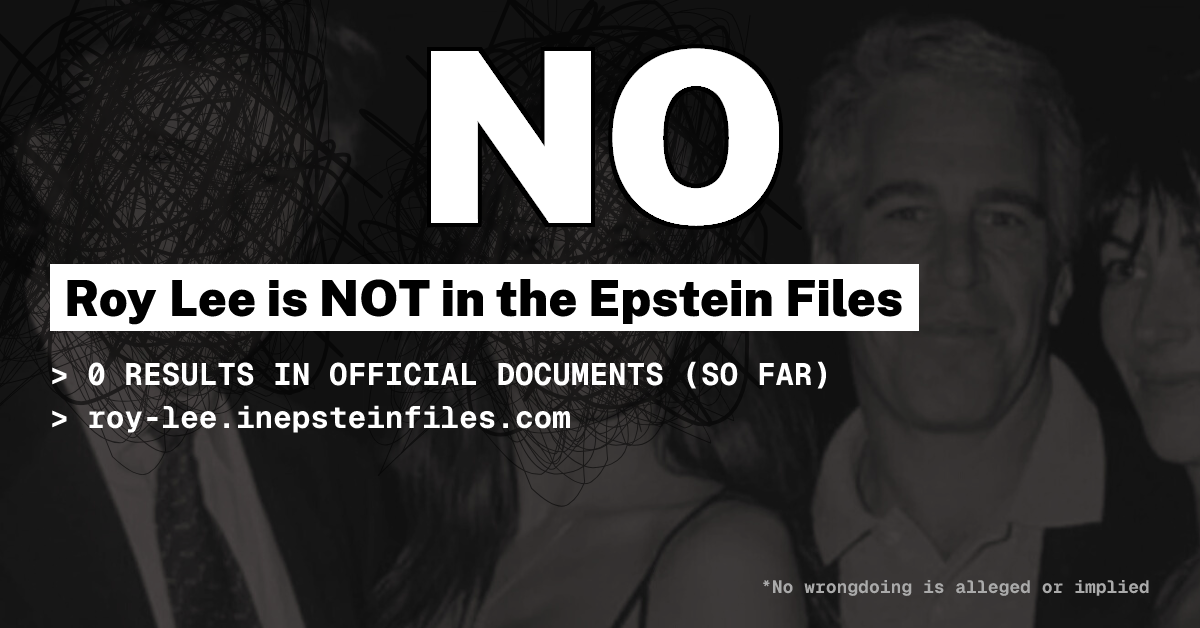 Roy Lee | Epstein Files Search