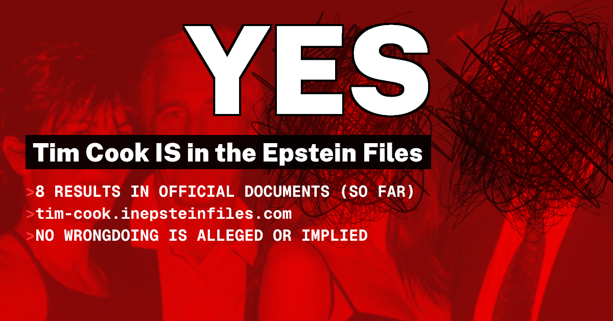 Tim Cook | Epstein Files Search